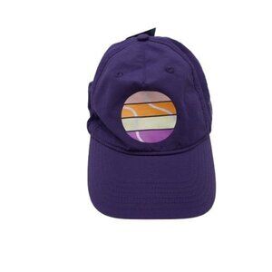 NWT Prince Youth Girl's Graphic Tennis Cap Navy Blue OSFA DSG-QJ7GQ42S